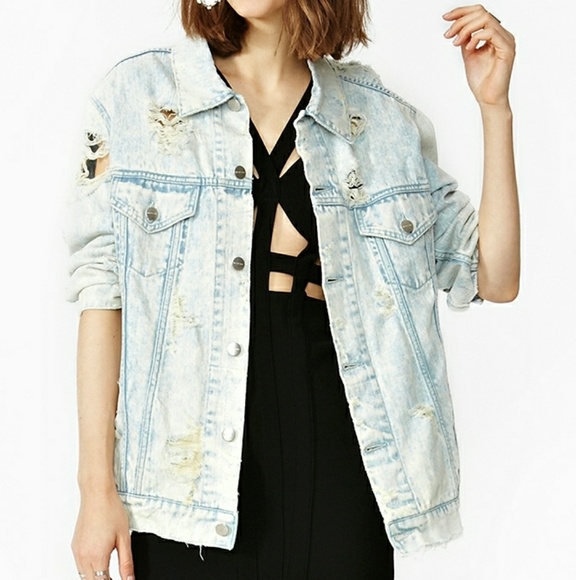 nasty gal denim jacket